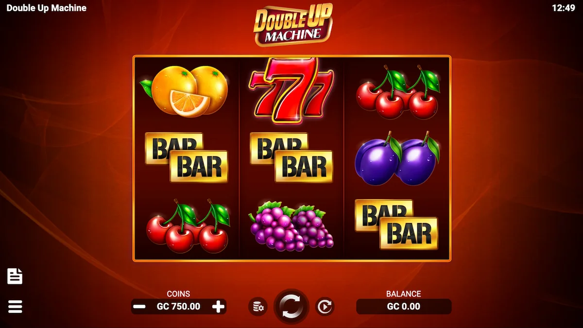 Double Up Machine: a low volatility slot game by Slotopia
