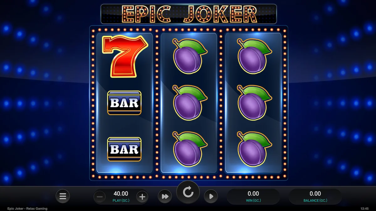 Epic Joker: a low volatility slot game by Relax Gaming