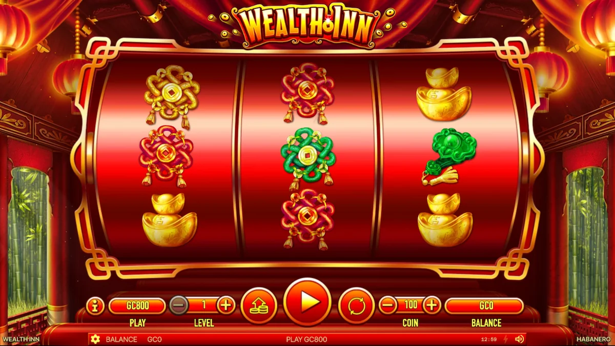 Wealth Inn: a low volatility slot game by Habanero