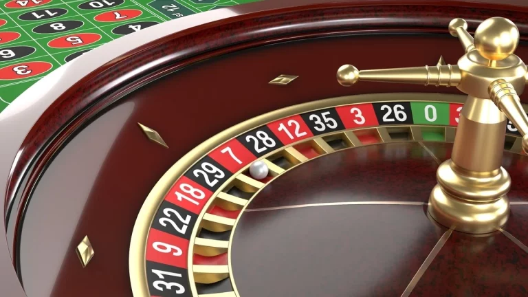 European roulette, a variation of the roulette casino game