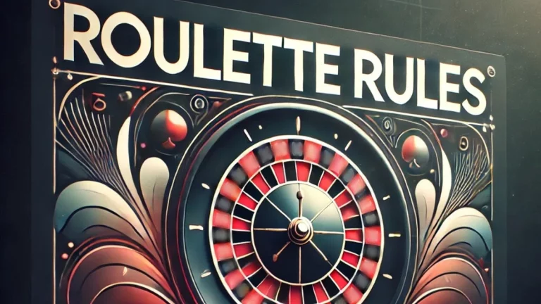 Rules of the roulette casino game