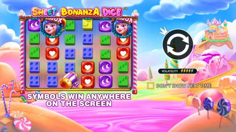 Sweet Bonanza Dice Slot McLuck Social Casino