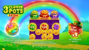 3 Clover Pots Extra Hold and Win Best Clover Slots McLuck