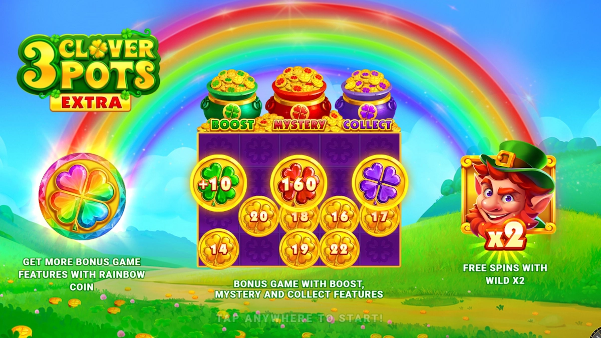 3 Clover Pots Extra Hold and Win Best Clover Slots McLuck