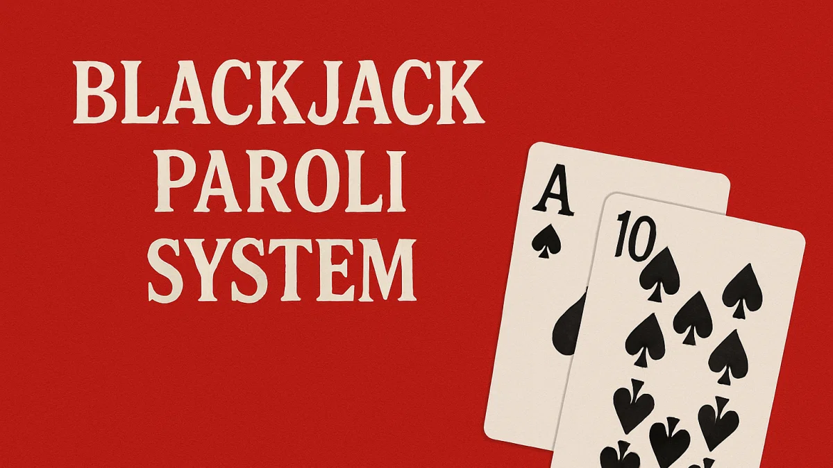 Paroli bankroll management system applied to blackjack