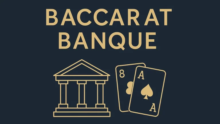 Banque, a popular variation of the baccarat social casino game