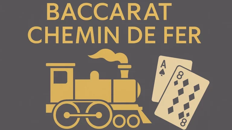 Chemin de Fer variation of the baccarat social casino game