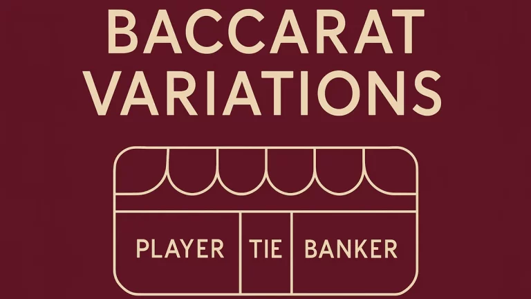 Variations of the traditional baccarat casino game