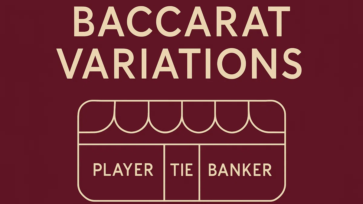 Variations of the traditional baccarat casino game