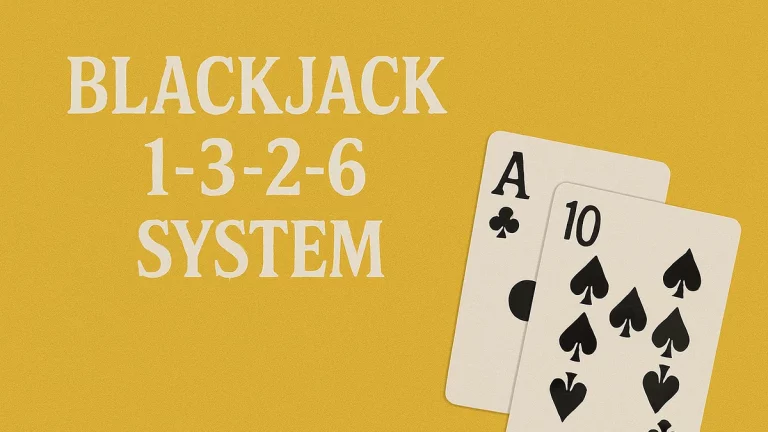 1-3-2-6 bankroll management system applied to blackjack social casino game
