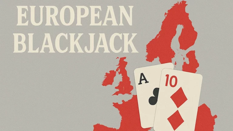 European variation of blackjack casino game