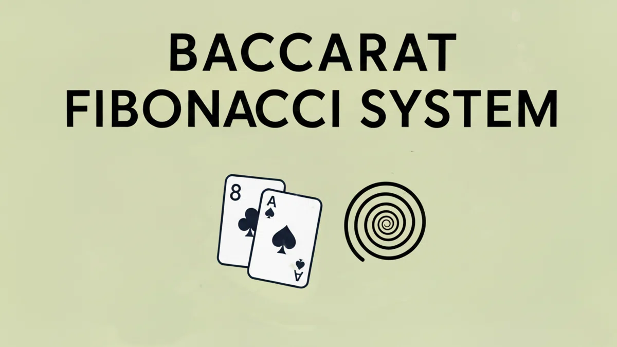 Fibonacci bankroll management system in Baccarat casino game
