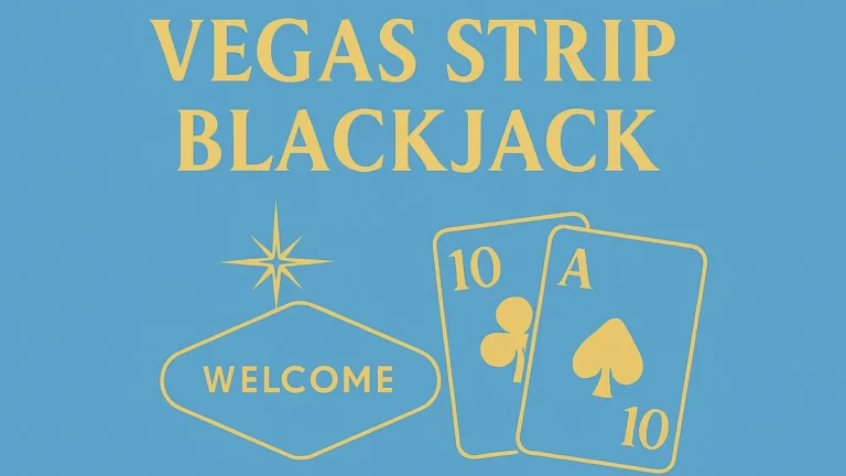 Vegas Strip variant of the blackjack social casino game