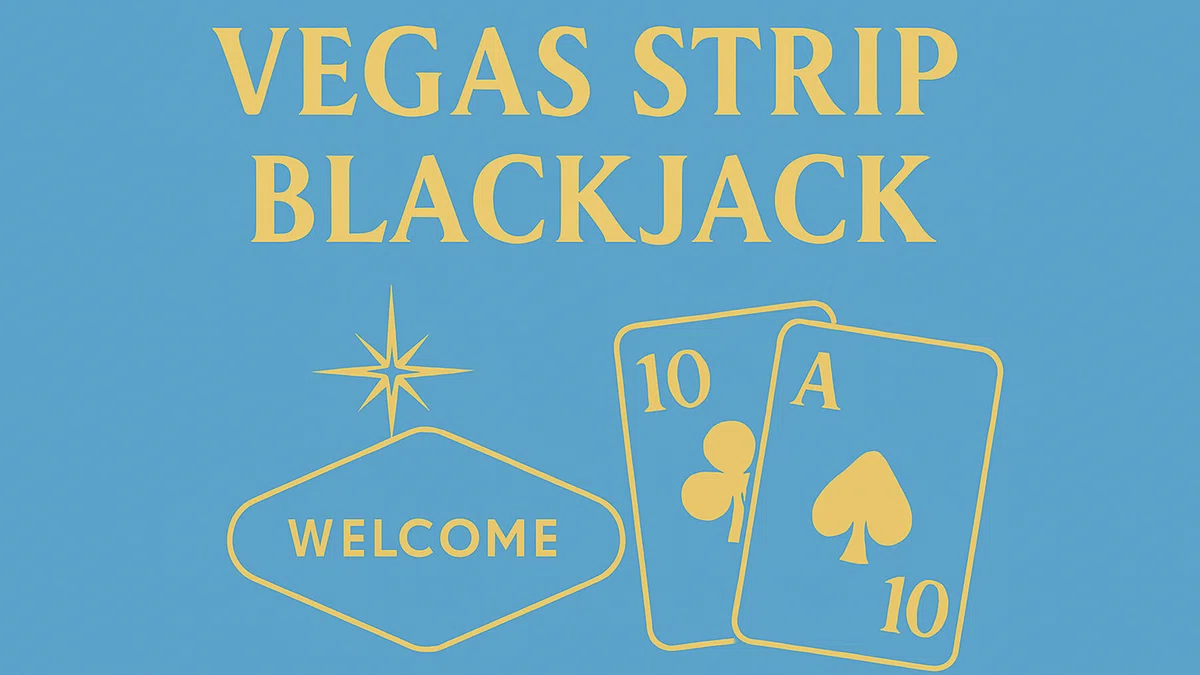 Vegas Strip variant of the blackjack social casino game