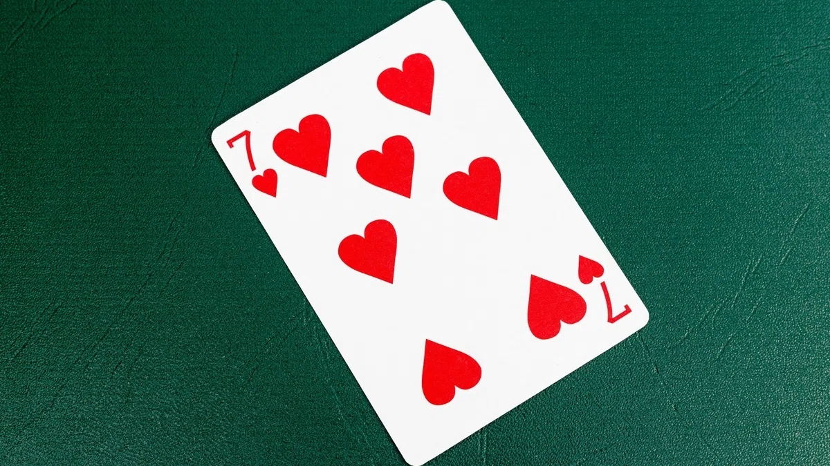 Card dealt to dealer in Vegas Strip blackjack casino game