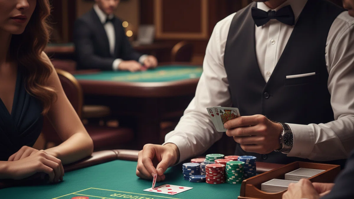 Example of gameplay for baccarat no tie strategy