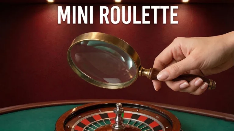 Mini version of the roulette social casino game