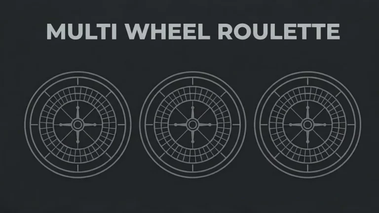 Multi wheel variation of the roulette social casino game