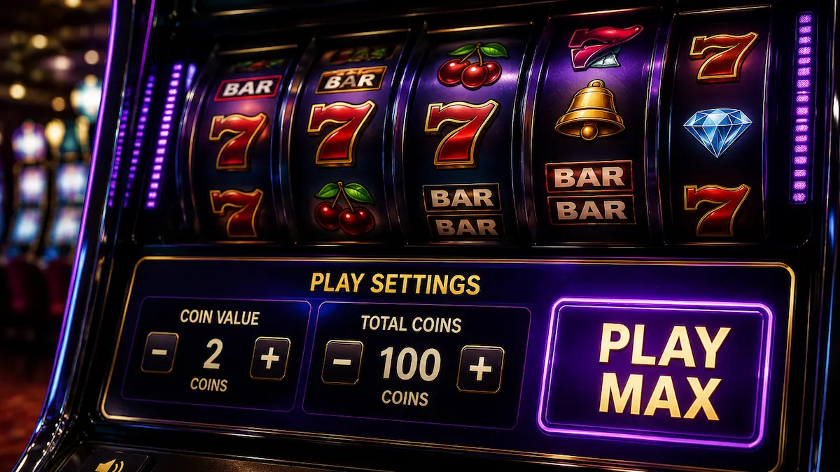 It it better to play max on slots