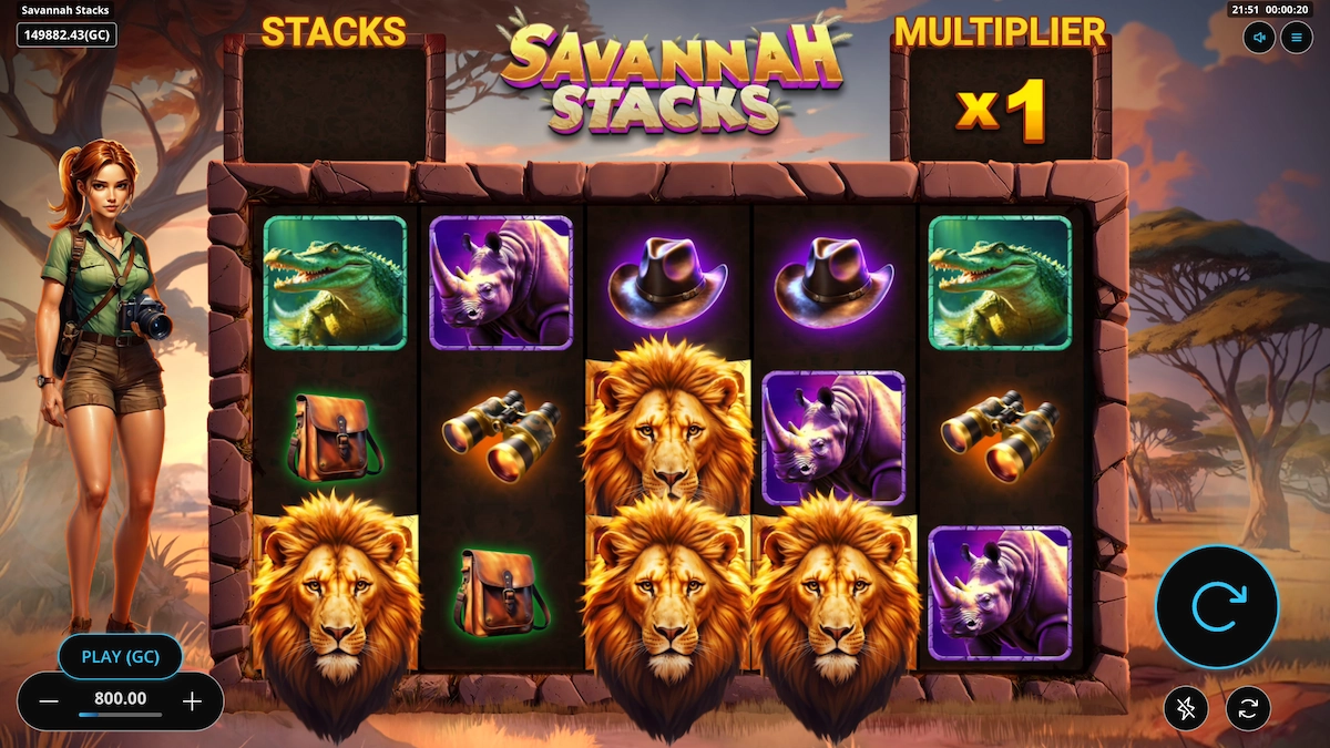 Savannah Stack Slot at McLuck