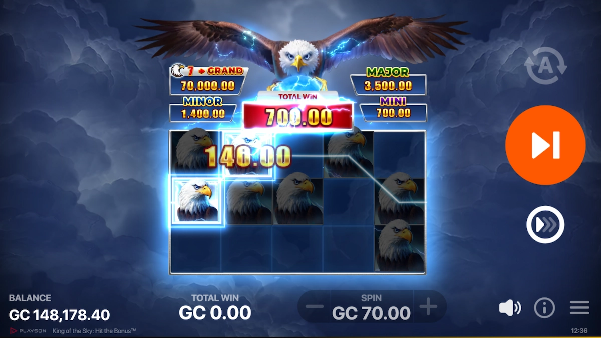 King of the Sky Hit the Bonus Slot at McLuck